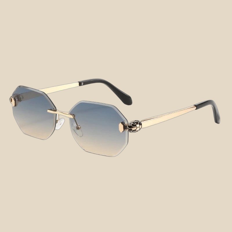 NO BRAND Sunglasses Octagon Rimless — QC