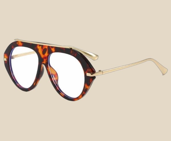 NO BRAND Glasses Tortoise Aviator — QC