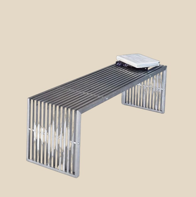 NO BRAND Steel Slat Bench (3+ colorways) — QC