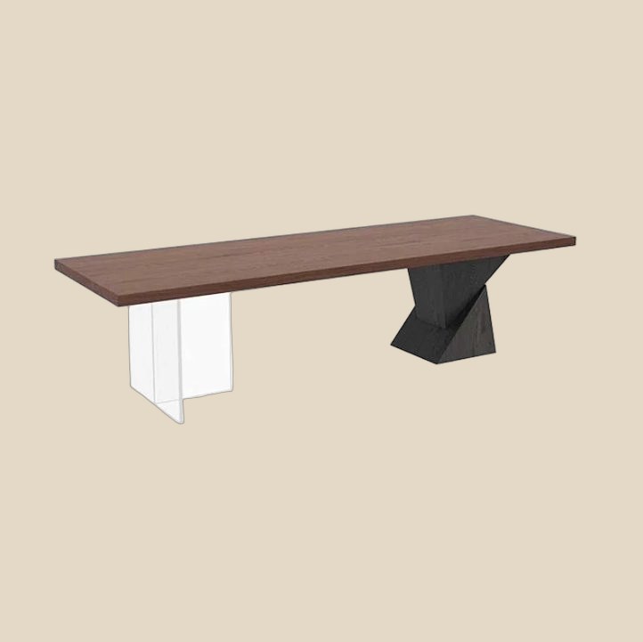 NO BRAND Console Table Walnut Top (16+ colorways) — QC