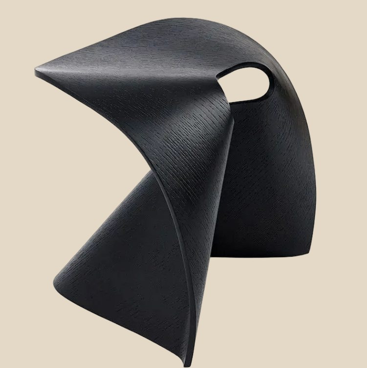 NO BRAND Sculptural Stool Black (3+ colorways) — QC