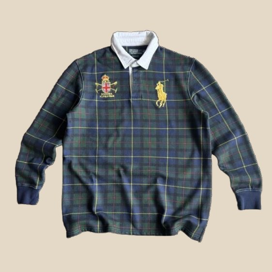 POLO RALPH LAUREN Rugby Shirt Tartan — QC