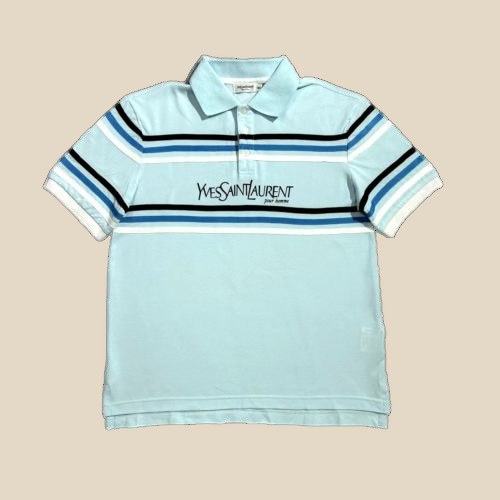 SAINT LAURENT Polo Shirt Striped (2+ colorways) — QC