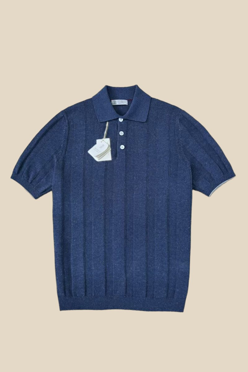 BRUNELLO CUCINELLI Knit Polo (6+ colorways) — QC